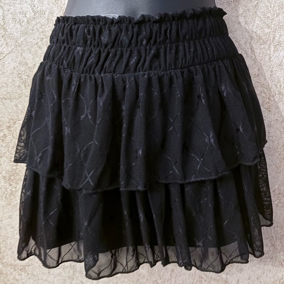 21 Saints Juniors Tiered Mini Skirt - Picture 1 of 5